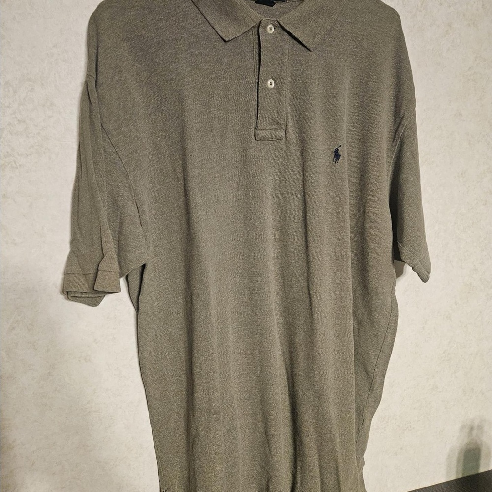Ralph Lauren Men's Polo Shirt in Gray‎